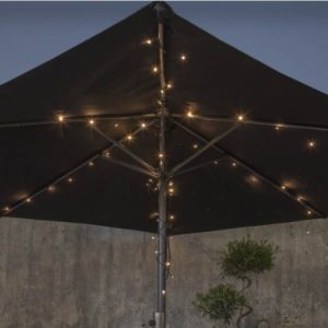 LED ljusslinga AKKU  / 64 LED / 2.7 M / BATTERI / TIMER / inomhus/utomhusbruk / IP44