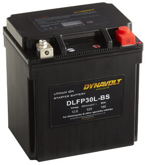 12V ELTX30L LITHIUM MC-batteri 9Ah 167 x 124 x 163 mm