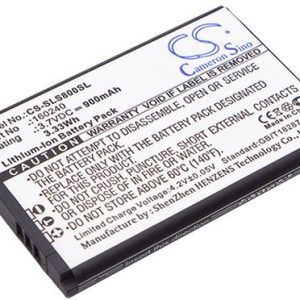 Batteri 160240 för Steelseries, 3.7 Volt, 900 Milliampertimmar(mAh)