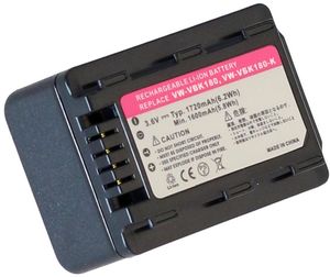 Batteri till Panasonic HDC-SD90EB-W-2012, 3.6 Volt, 1500 Milliampertimmar(mAh)