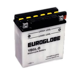 12V YB5L-B MC-batteri 5Ah 121 x 61 x 132 mm