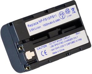 Batteri till Sony DSC-F55K, 3.6V (3.7V), 1500 Milliampertimmar(mAh)