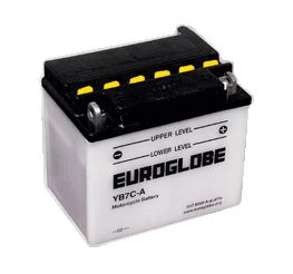 12V YB7C-A MC-batteri 8Ah 131 x 91 x 116 mm