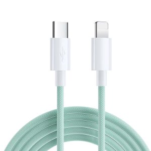 SiGN Boost USB-C till Lightning Kabel 20W 2m - Grön