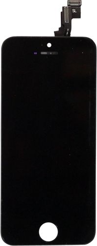 Svart displayglas med LCD till iPhone 5C.