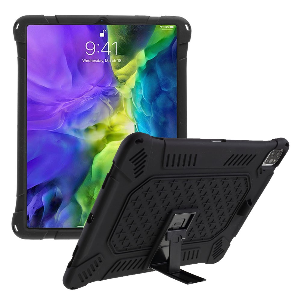 IPad Pro 12.9 2022, 2018, 2020, 2021 silikonfodral- Svart